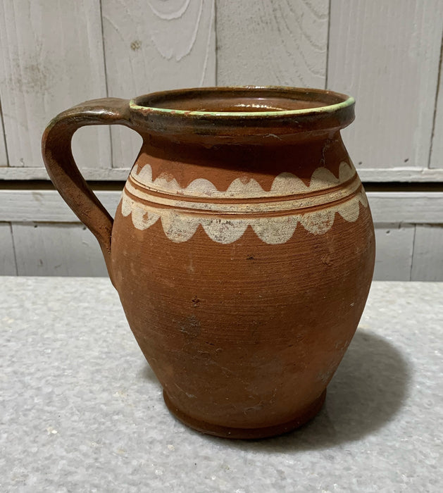Vintage Hungarian Gypsy Terracotta Jug #4731