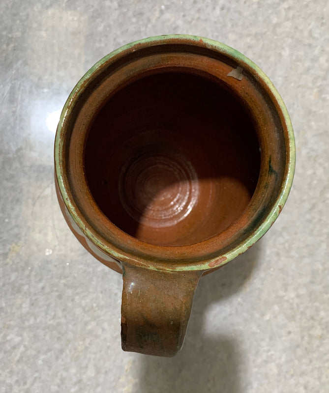 Vintage Hungarian Gypsy Terracotta Jug #4731