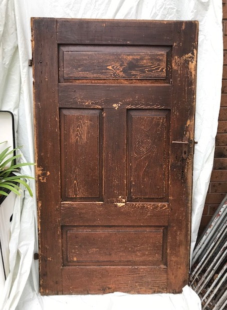 Vintage European Wooden  Door  #3877d