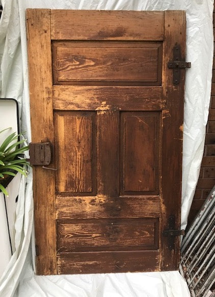 Vintage European Wooden  Door  #3877e