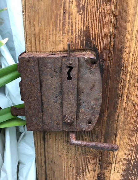 Vintage European Wooden  Door  #3877e
