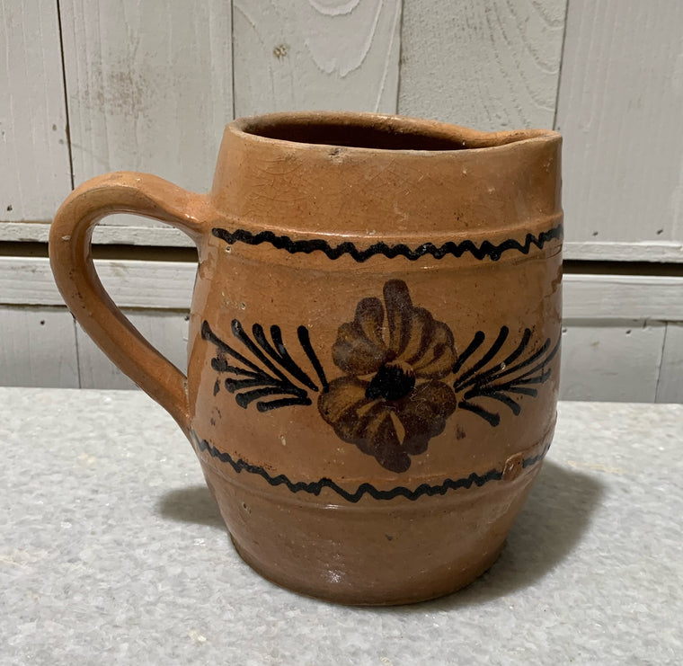 Old  Hungarian  Terracotta Jug #4733