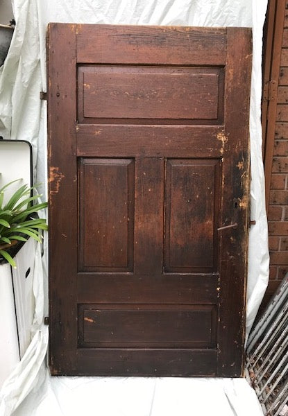 Vintage European Wooden  Door  #3877e