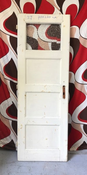 Vintage European Wooden  Door  #3879b