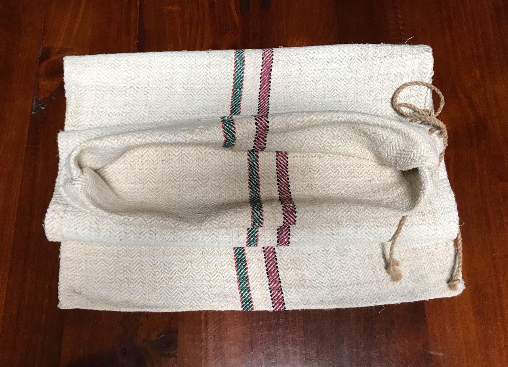 Vintage  Linen/Hemp  Grainsack 1940s  #3880d (Read Information About This Item)