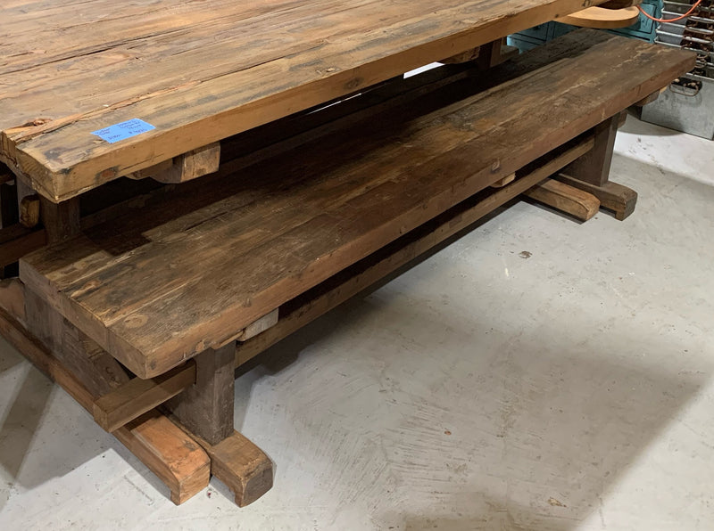 Vintage Wooden  Bench Seat #4791