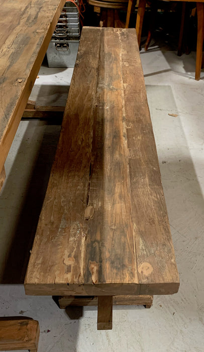 Vintage Wooden  Bench Seat #4791