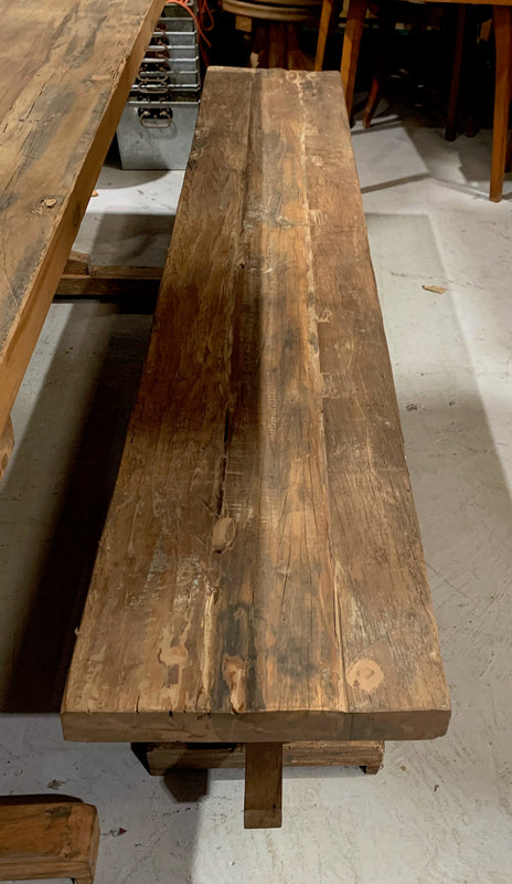 Vintage Wooden  Bench Seat #4791
