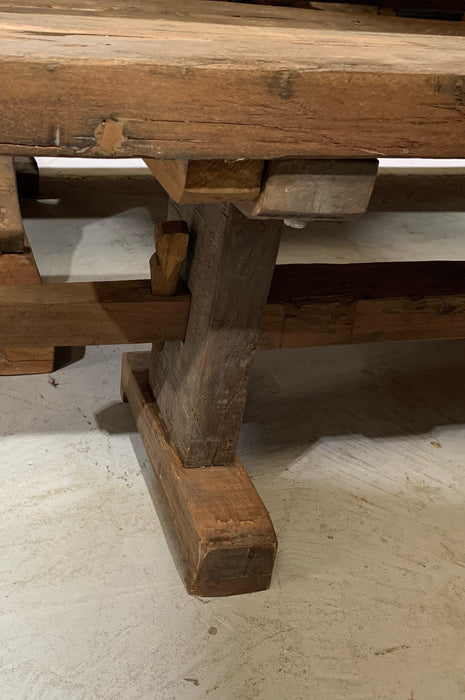 Vintage Wooden  Bench Seat #4791