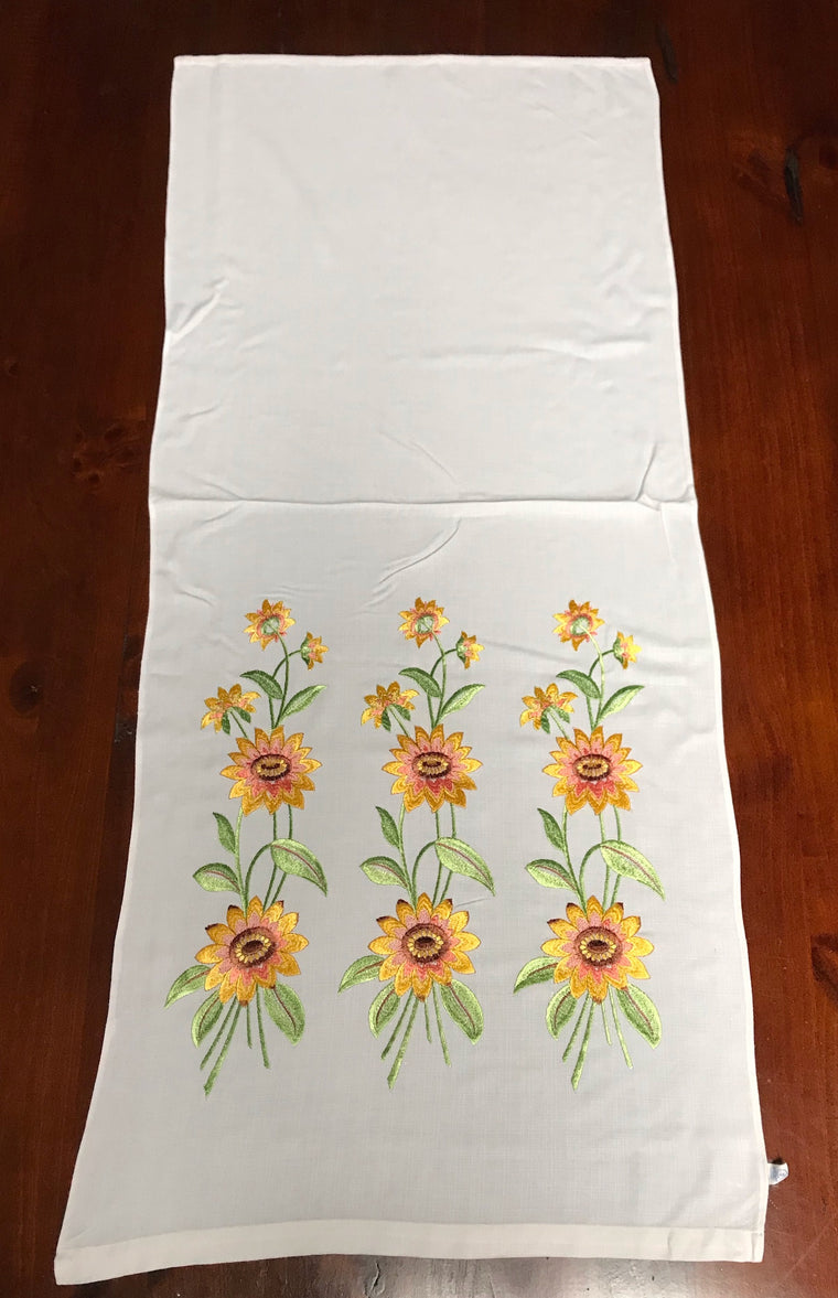 Vintage  Embroidered Table Cloth  #TB18  FREE AUS POSTAGE