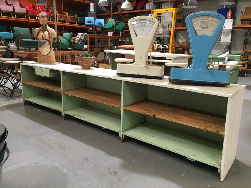 Vintage  European Shop Counter/ Kitchen Island  #3752