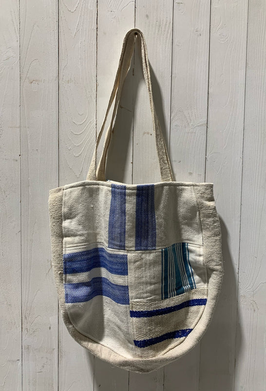 Linen Shoulder Bag  #4786