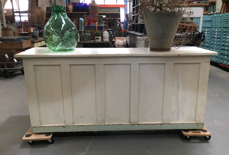 Vintage  European Shop Counter/ Kitchen Island  #3753