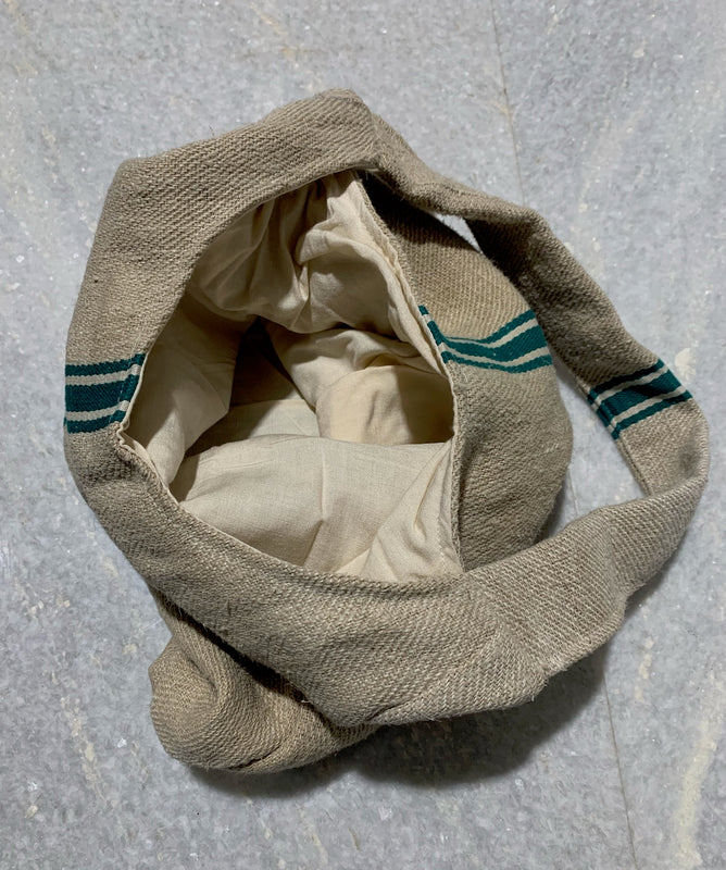 Linen Shoulder Bag  #4788