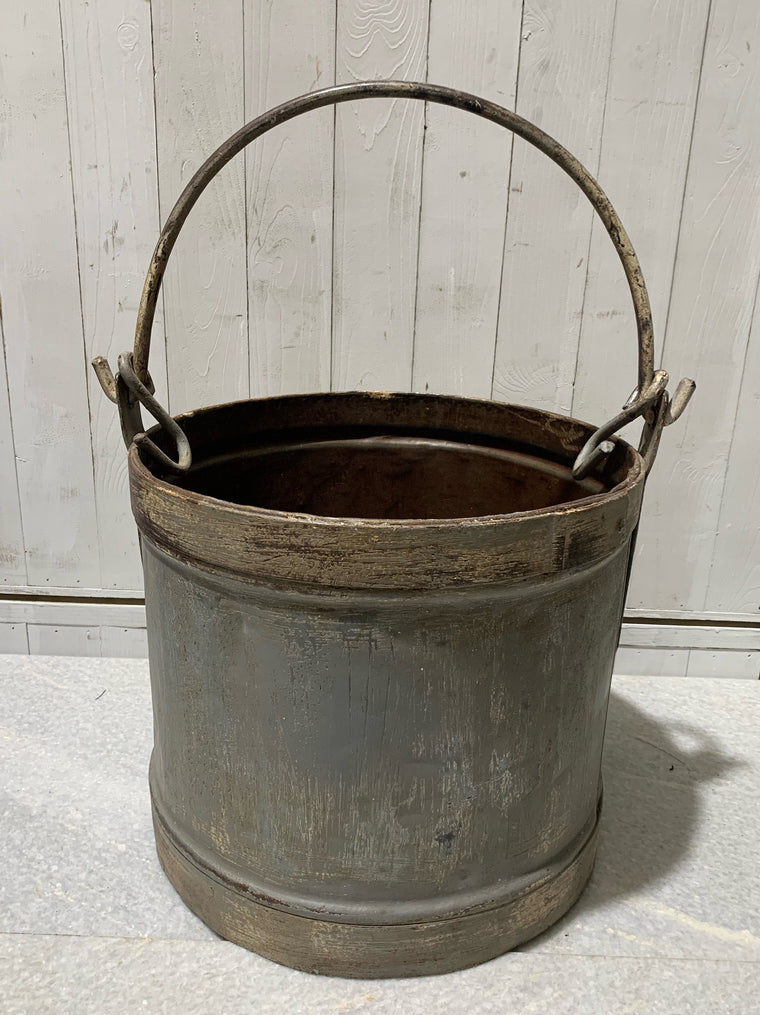 Metal Bucket  with Hanging  Hook  #4793