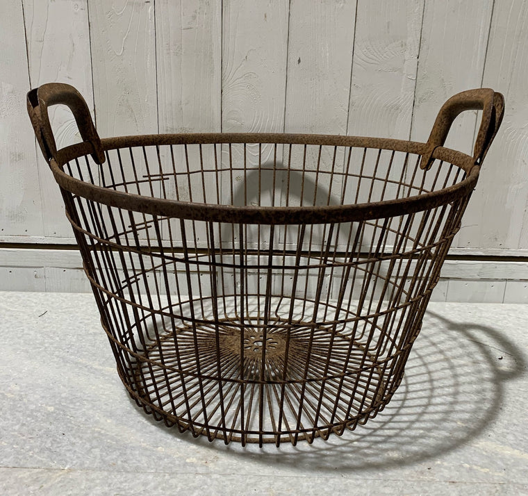 Vintage European Potato  Basket  #4796