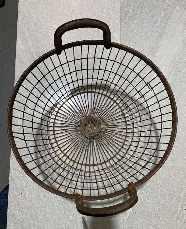 Vintage European Potato  Basket  #4797