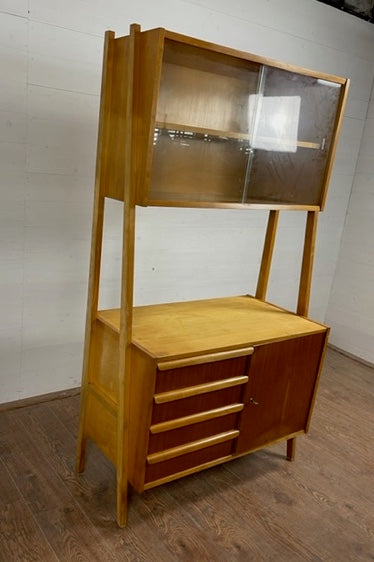 Mid Century  Dispaly Cabinet / Bookcase  #4311