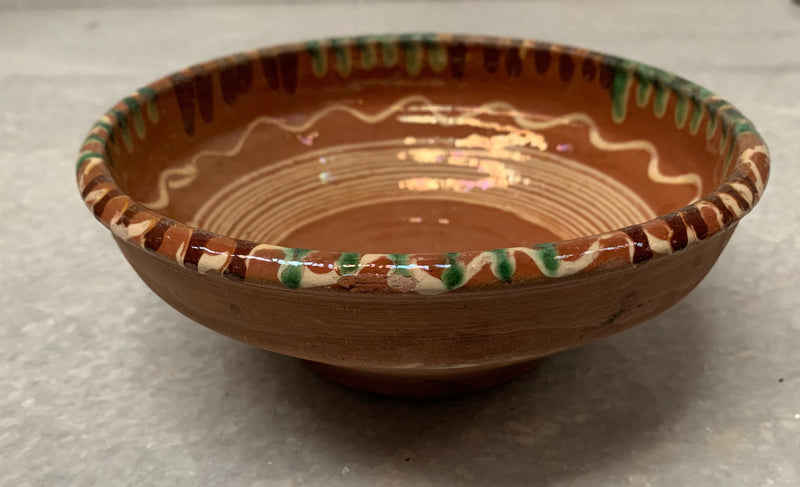 Vintage Hungarian Terracotta Bowl #4800