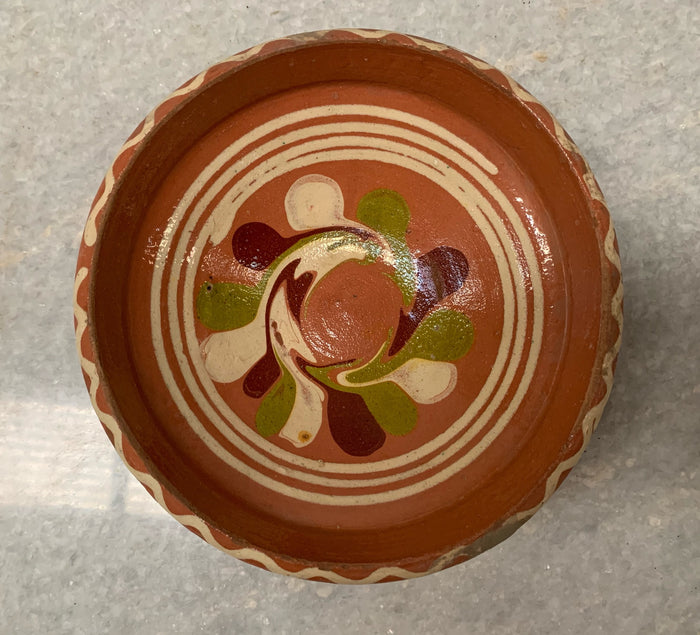 Vintage Hungarian Terracotta Bowl #4801