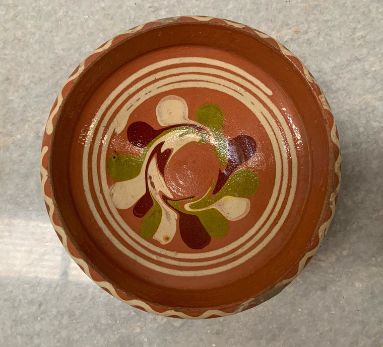 Vintage Hungarian Terracotta Bowl #4801