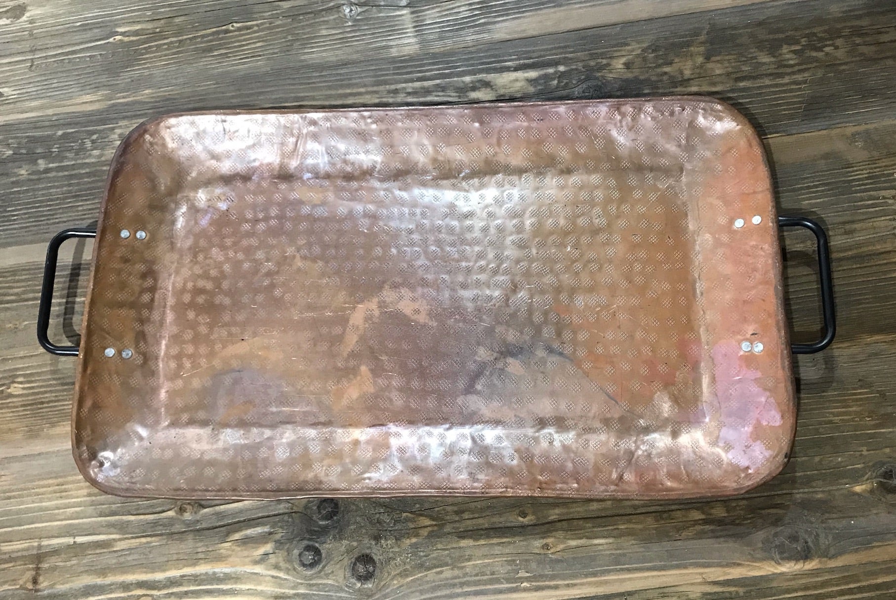 Copper Tray  #3884a