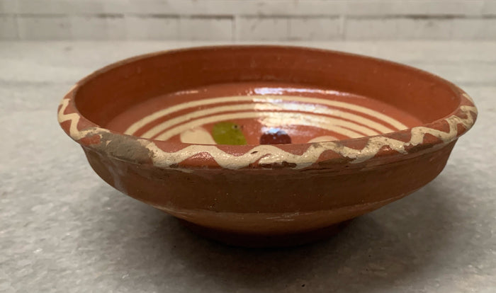 Vintage Hungarian Terracotta Bowl #4801