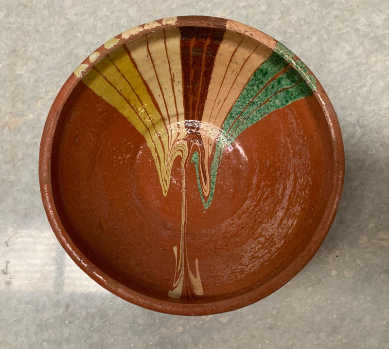 Vintage Hungarian Terracotta Bowl #4802