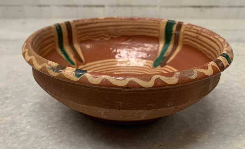 Vintage Hungarian Terracotta Bowl #4803