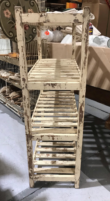 Vintage  Wooden Shoe Rack #3885