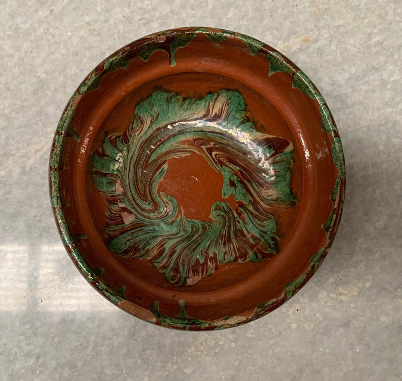 Vintage Hungarian Terracotta Bowl #4806
