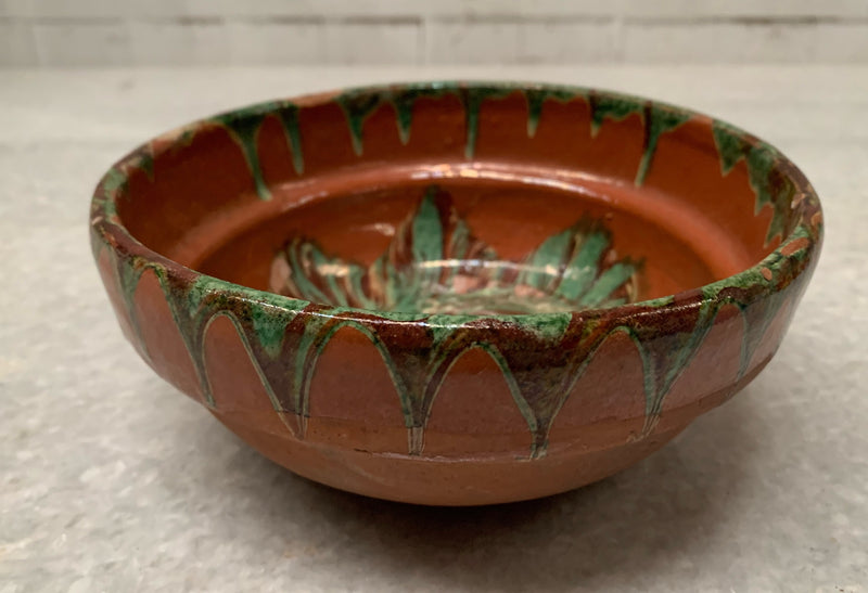 Vintage Hungarian Terracotta Bowl #4806