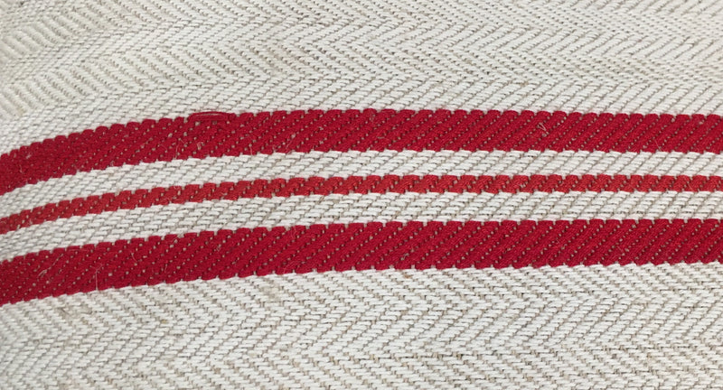 Vintage  Linen "Grainsack" Body Pillow #3757A