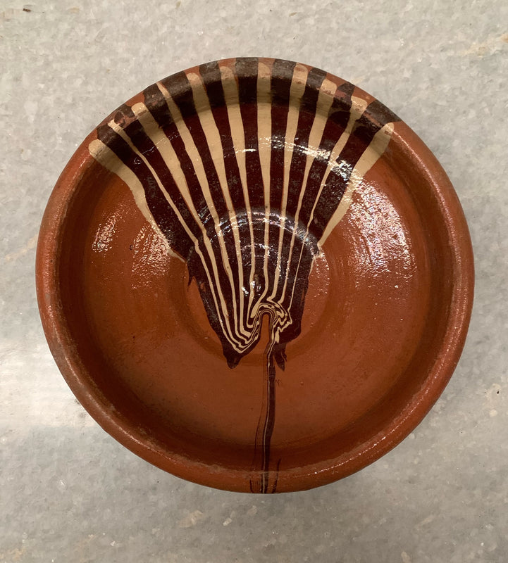 Vintage Hungarian Terracotta Bowl #4808