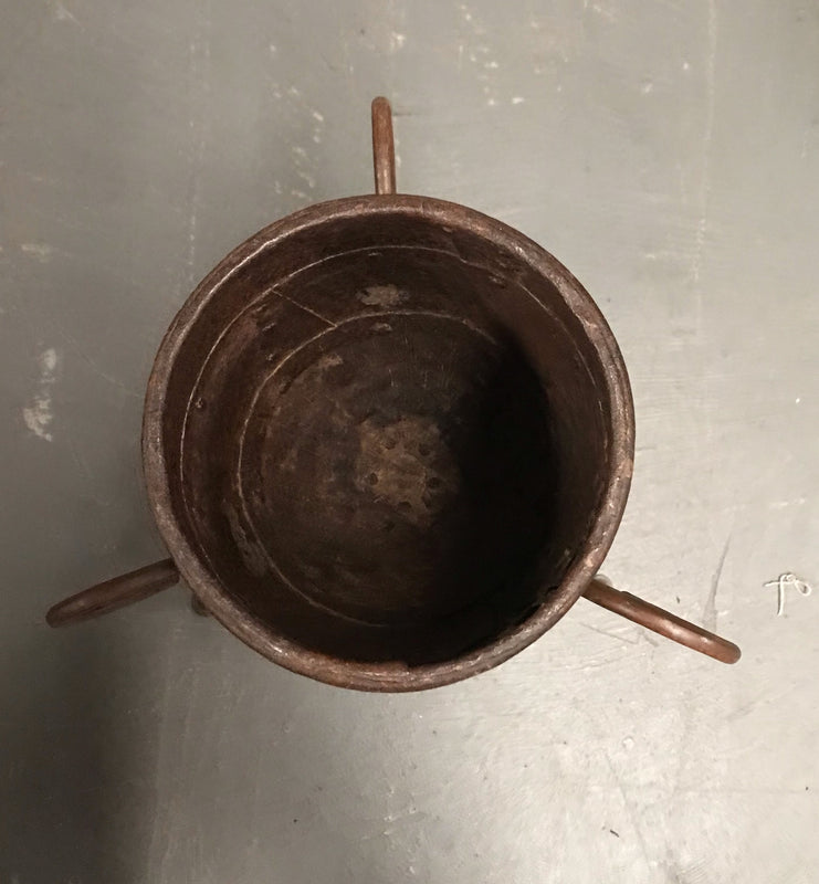Vintage Metal Plant Planter  #3889a Byron