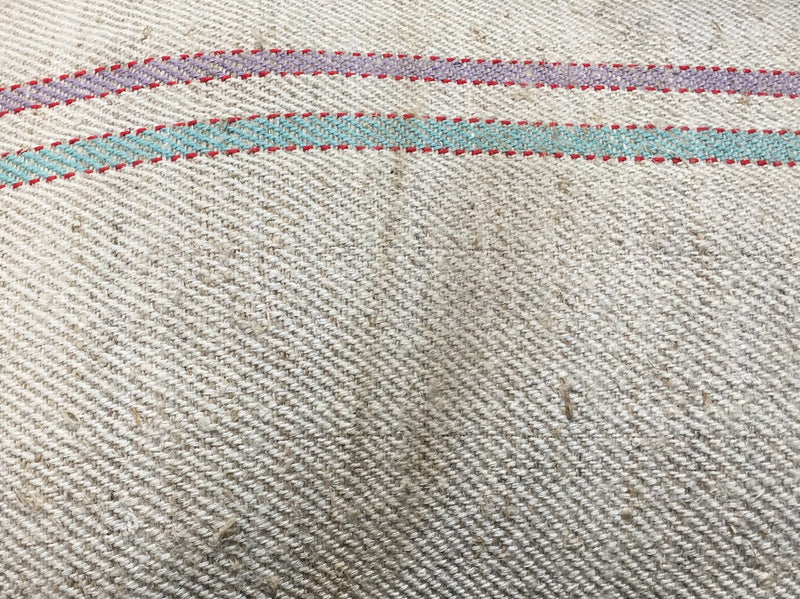 Vintage  Linen "Grainsack" Body Pillow #3757G