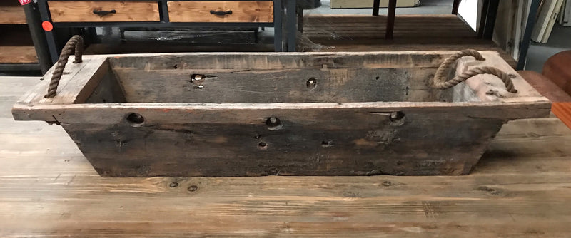 Vintage European Wooden  Trough  #3891