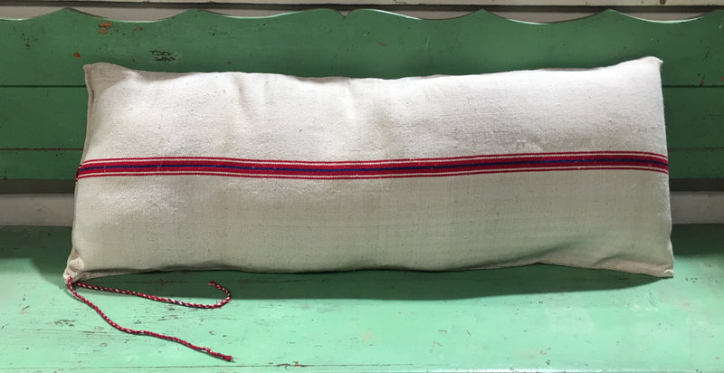 Vintage  Linen "Grainsack" Body Pillow #3757J