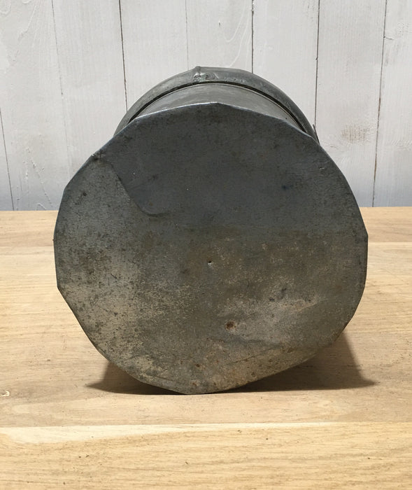 Vintage  Galvanised Bucket Planter #3758A