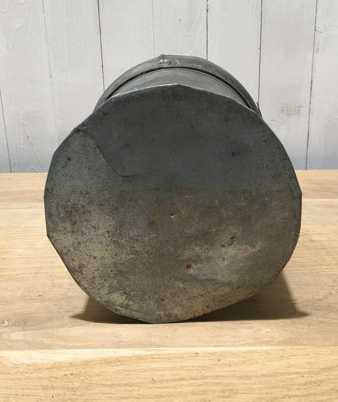 Vintage  Galvanised Bucket Planter #3758A