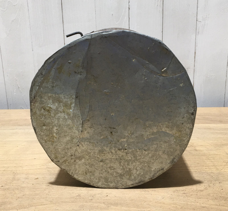 Vintage  Galvanised Bucket Planter #3758E