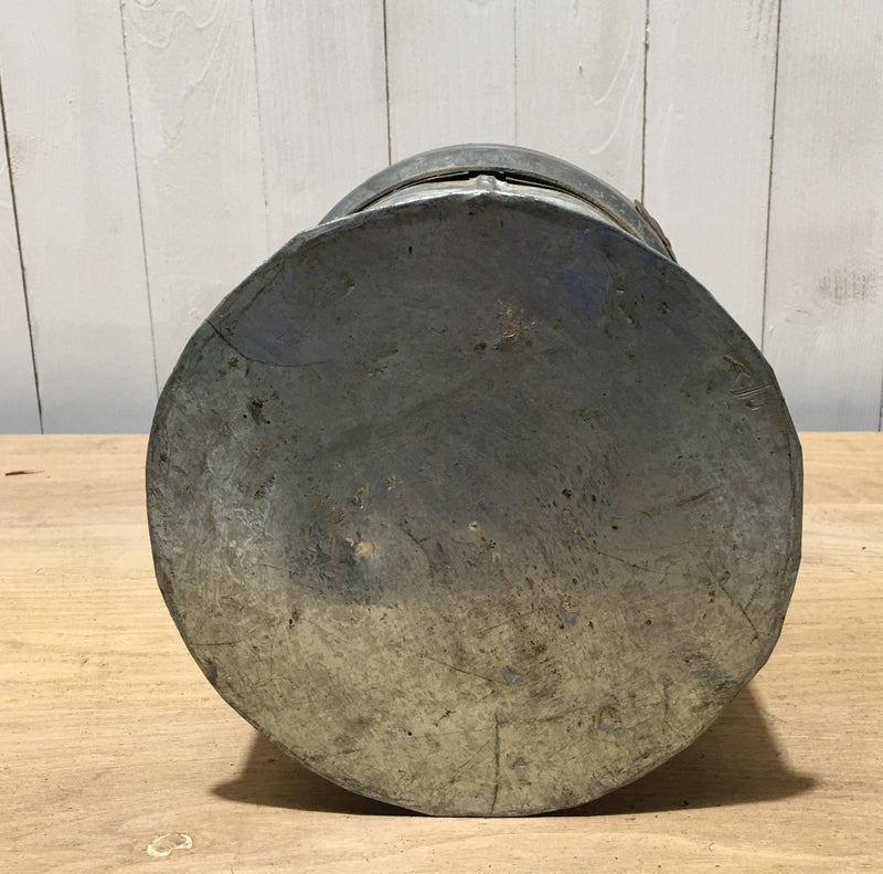 Vintage  Galvanised Bucket Planter #3758F