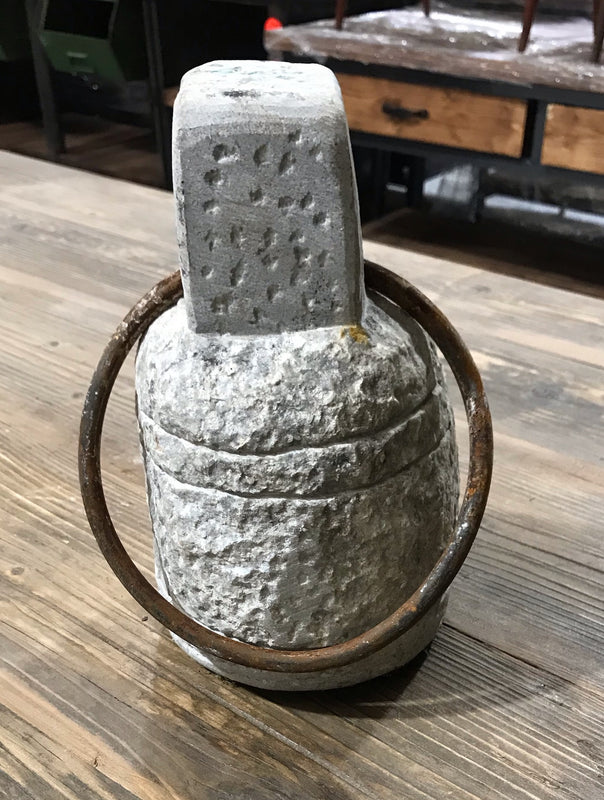 Vintage  Marble Weight  Door Stopper  #3897b