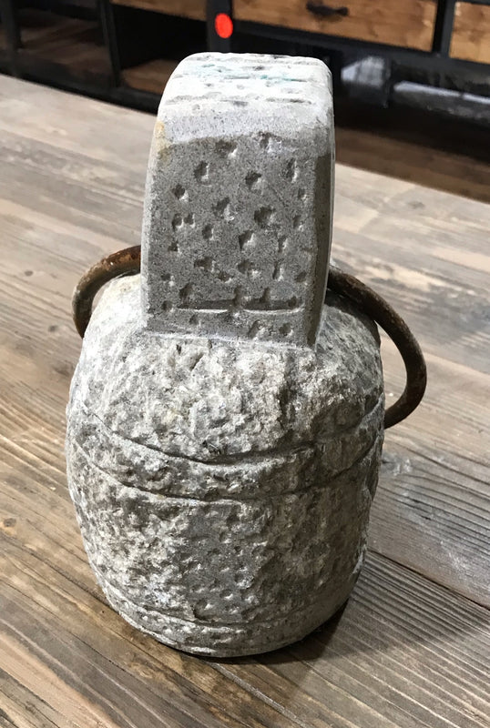 Vintage  Marble Weight  Door Stopper  #3897b