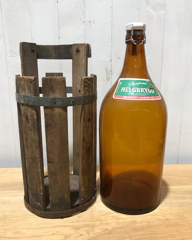 Vintage  Swedish Cider Bottle  #3902a