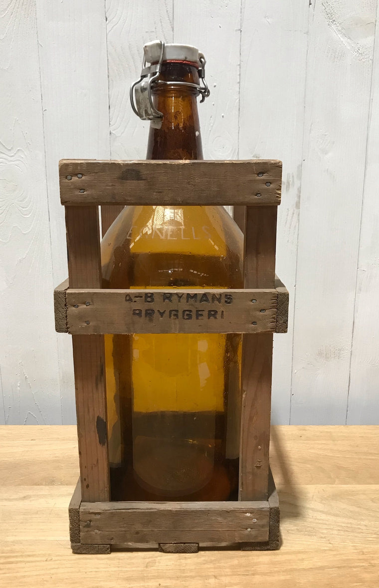 Vintage  Swedish Cider Bottle  #3902c