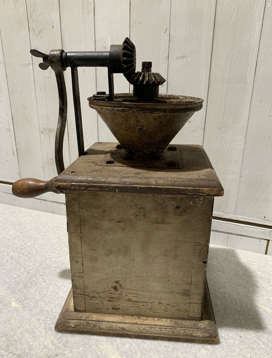 Vintage Rustic European Coffee Grinder  #4825