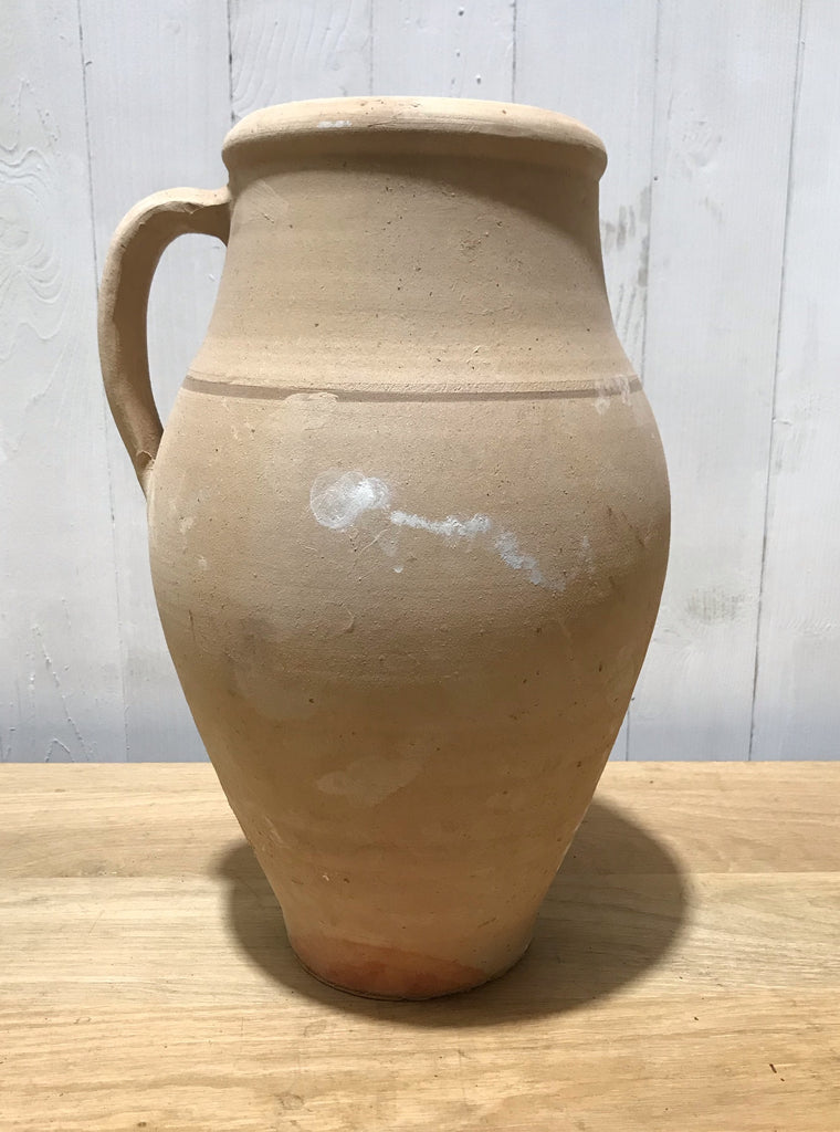 Vintage  Turkish Terracotta  Jug  #3903a