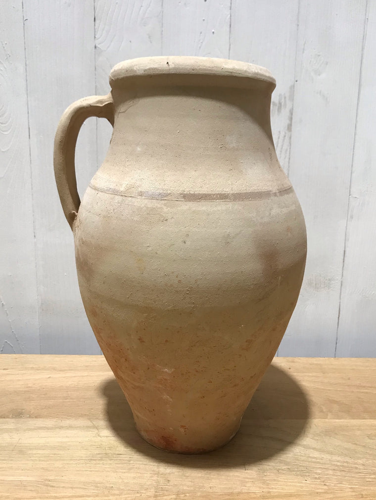 Vintage  Turkish Terracotta  Jug  #3903b