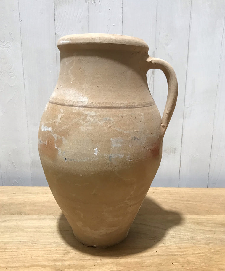 Vintage  Turkish Terracotta  Jug  #3903c